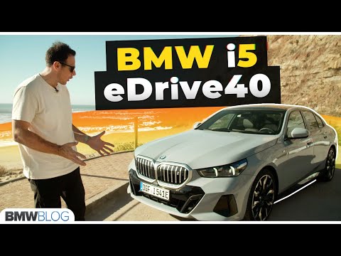 2024 BMW i5 eDrive40 Review | 0-60 mph, POV Driving, Design, Highway Assistant