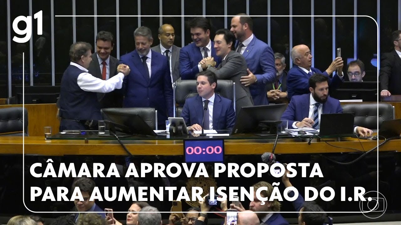Câmara aprova por unanimidade proposta que aumenta a faixa de isenção do Imposto de Renda