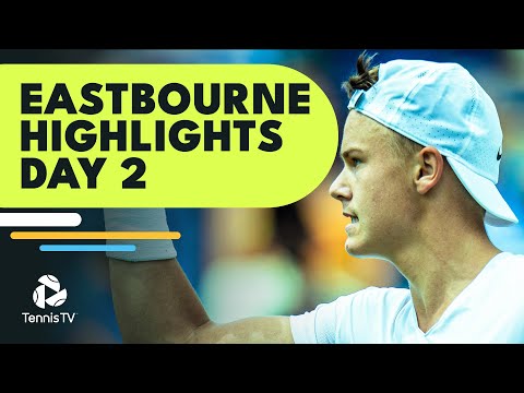 Rune Faces Peniston; Evans, Mannarino, Paul & Davidovich Fokina Play | Eastbourne Highlights Day 2