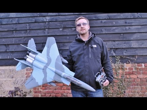 FREEWING RC F-15 EAGLE - TOWING VIDEO TAPE BEHIND IT - GREAT FUN SO TRY IT OUT YOURSELF - 2017 - UCMQ5IpqQ9PoRKKJI2HkUxEw