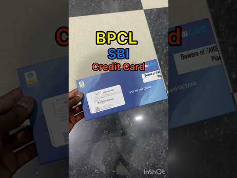 SBI BPCL credit card #sbi #creditcard #creditcard #card #atm