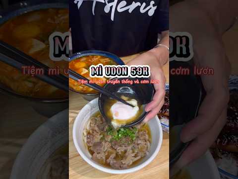 MÌ UDON 59K và CƠM LƯƠN mới toanh nè ThủĐức nè #hyakumiudon #kyn99er #thuducangi #miudon #comluon
