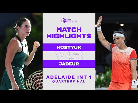 Ons Jabeur vs. Marta Kostyuk | 2023 Adelaide International 1 | WTA Match Highlights