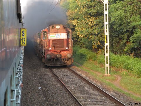 The End of An Era: 50 High Speed Diesel Crossings from Allahabad Itarsi Section!