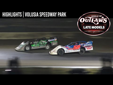 World of Outlaws Late Model Series | Volusia Speedway Park | January 25, 2025 | HIGHLIGHTS - dirt track racing video image