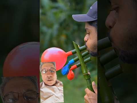 #bamboo #bamboo1 #satisfying #funny #balloon #fishing