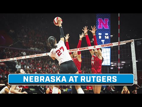 Nebraska at Rutgers | Big Ten Volleyball | Nov. 5, 2023 | B1G+ Encore