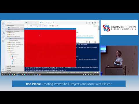 Creating PowerShell Projects and more with Plaster by Rob Pleau