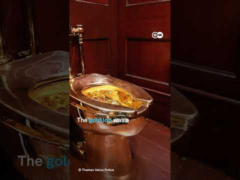 Golden toilet stolen from English palace | DW News