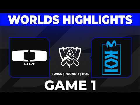 DK vs <strong>MKOI</strong> Game 1 Highlights | Worlds 2026 Swiss Stage | Dplus Kia vs Movistar KOI