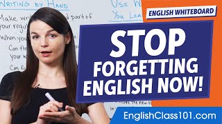 Thumbnail for the video "How to Remember What You Learned in English" from Learn English with EnglishClass101.com