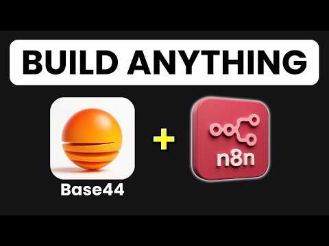How To Build an App Using ONLY AI | Base44 + n8n Beginner Tutorial | Vibe Coding