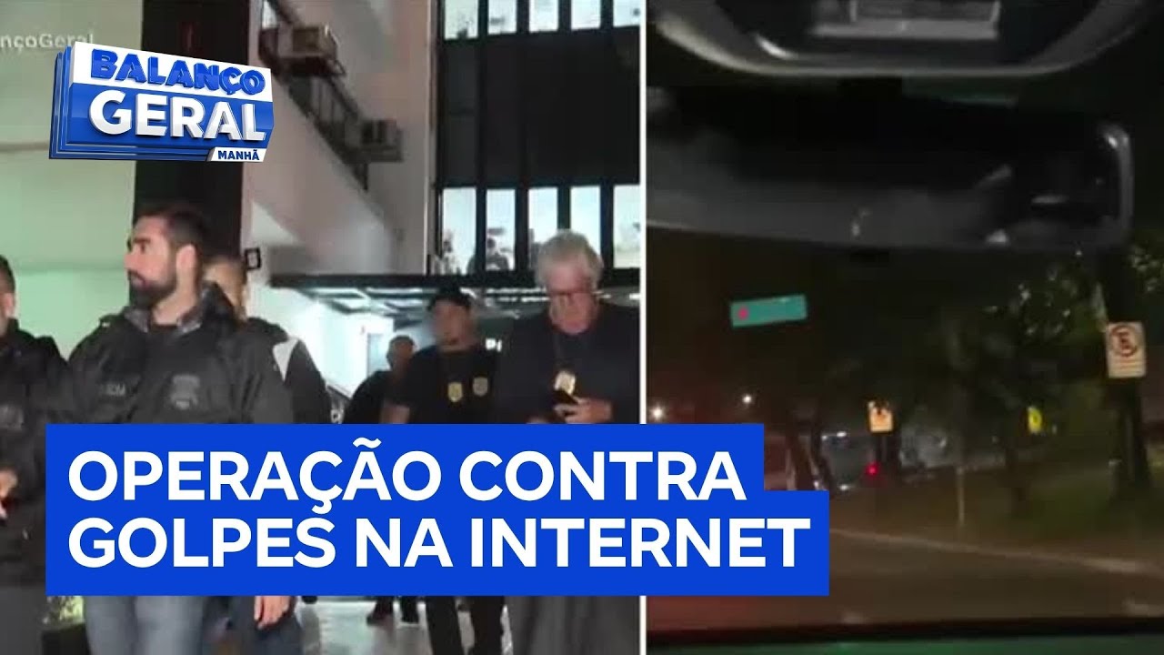 Polícia de SP realiza megaoperação contra golpes na internet