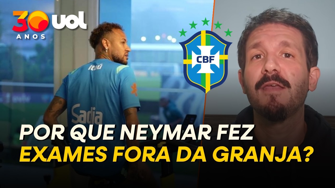 NEYMAR NÃO TREINA COM A SELEÇÃO BRASILEIRA E FAZ EXAMES FORA DA GRANJA; HÁ RISCO DE CORTE? ENTENDA