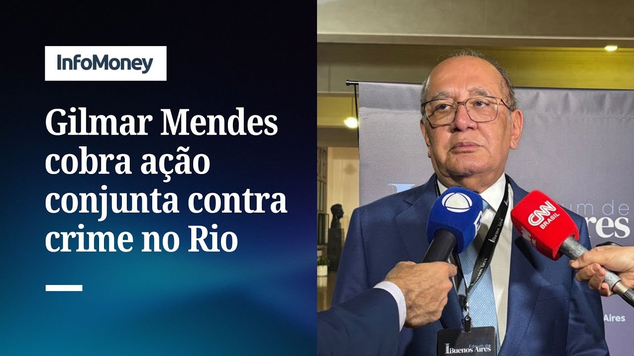 Gilmar destaca Brasil como referência em democracia e cobra ação conjunta no Rio | InfoMoney News TV Online Gilmar destaca Brasil como referência em democracia e cobra ação conjunta no Rio | InfoMoney News