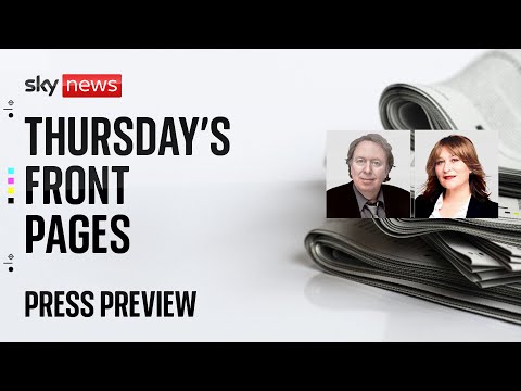 Press Preview: Thursday's papers