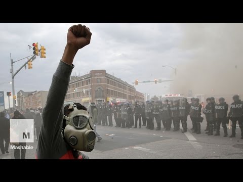 Baltimore's night of chaos ends in flames | Mashable - UCL8Nxsa1LB9DrMTHtt3IKiw