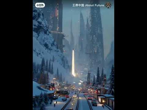 So this is what the winter of 2077 looks like... So dreamy!