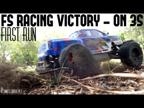 FS RACING FS-53692 1:10 4WD Brushless Monster Truck - First Run On 3s - UC1JRbSw-V1TgKF6JPovFfpA