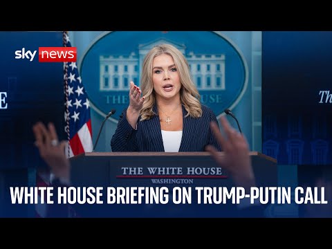 Live | White House Press Briefing as Trump holds phone call with Putin