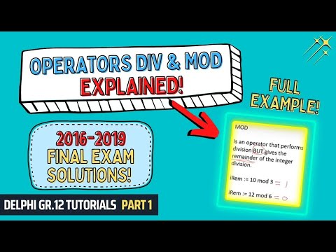 Nested If Statement in Delphi EXPLAINED! | Q1 2016/2017 Exam | Grade 12 Final Exam Solutions Part 2
