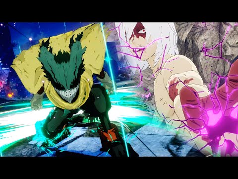 Black Deku vs Shigaraki All For One DLC Costumes Gameplay | My Hero One’s Justice 2