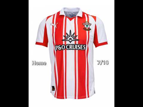 ranking your team's kits Southampton edition #football #footballkits #southampton southamptonfc #yt