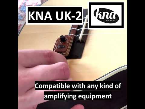 KNA UK-2 portable pickup for ukulele - demo by Katie from One Music School #Shorts