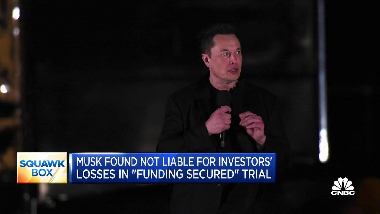 Musk found not liable for investors’ losses in ‘funding secured’ trial