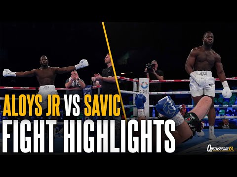 Aloys junior vs milosav savic full fight highlights | monster ko from the animal 🥶