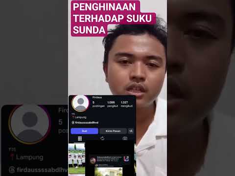 VIRAL ORANG INI MENGHINA SUKU SUNDA DAN SETELAH DI CIDUK LANGSUNG KLARIFIKASI #viral #SHORT