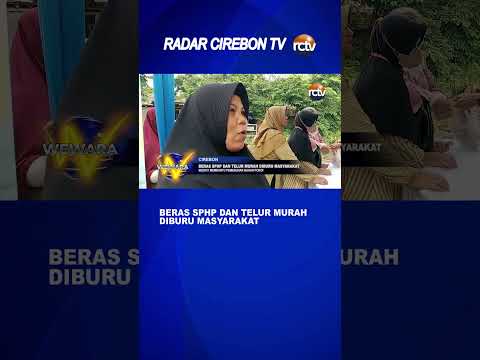 Beras SPHP dan Telur Murah Diburu Masyarakat