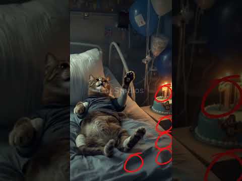 #happybirthday #funny #kitten #animalintelligence #kucing #cute #cat #cake #aicats #shorts #short #o