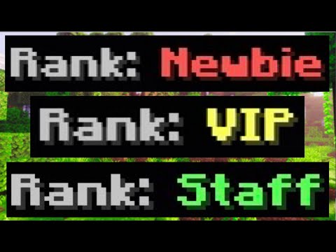 How to Make CUSTOM RANKS in Minecraft Bedrock Without Mods!