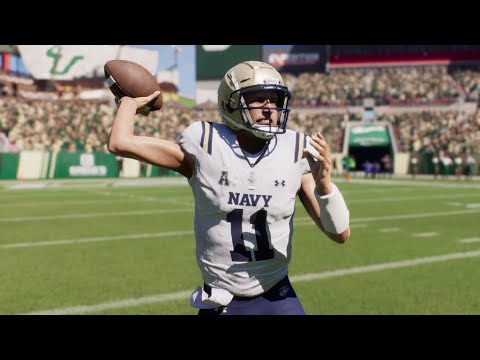 Navy vs South Florida - NCAA Football 11/9 Full Game Highlights
(College Football 25 Sim)