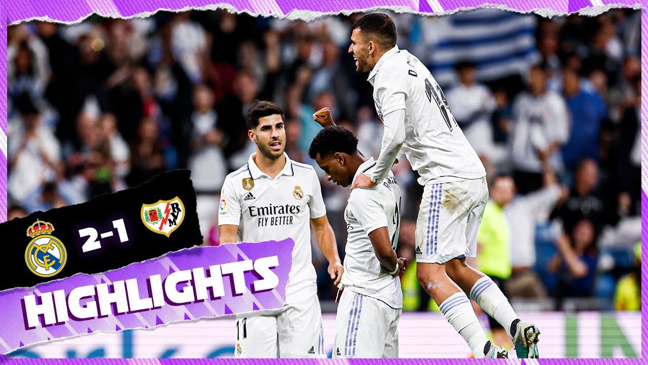 Real Madrid 2-1 Rayo Vallecano | HIGHLIGHTS | LaLiga 2022/23