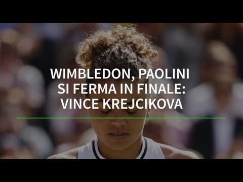 Wimbledon, Paolini si ferma in finale: vince Krejcikova