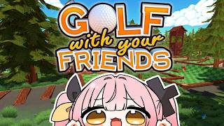 【Golf With Your Friends】朝から熱烈な試合しちゃいますか…♡⛳ w/ムキムキENの方々と！【#柚鳥ペケ/Vtuber】
