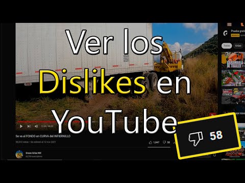 Cómo Ver los Dislikes en YouTube (No dispositivos móviles)