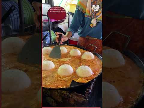 Most unique street omelette (spicy)!