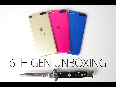 iPod Touch 6th Generation Unboxing - Gold, Pink & Blue First Impressions - UCj34AOIMl_k1fF7hcBkD_dw