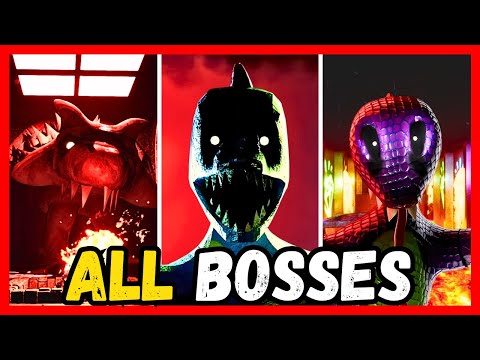 Playtown 3 - ALL BOSSES & JUMPSCARES