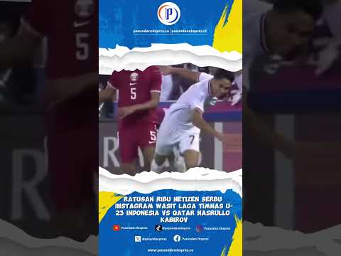 Ratusan Ribu Netizen Serbu Instagram Wasit Laga Timnas Indonesia vs Qatar #shortvideo #viral #shorts
