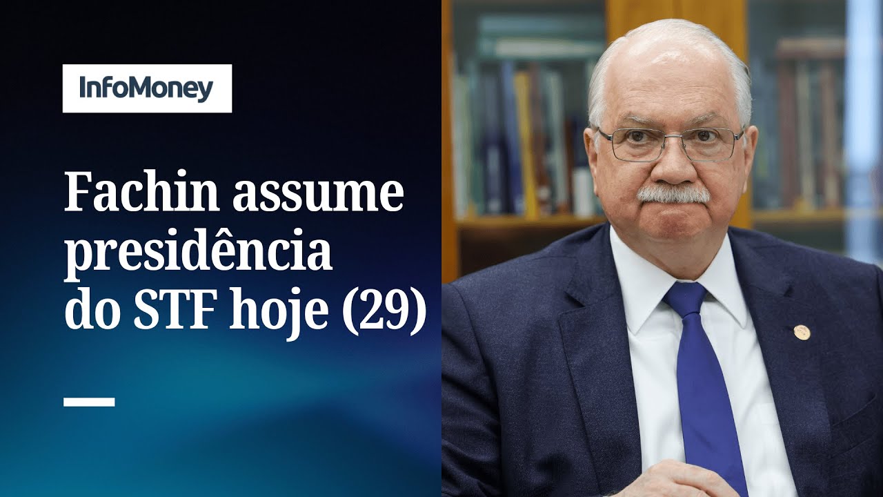 Fachin toma posse na presidência do STF nesta segunda feira 29 Moraes será vice | InfoMoney News