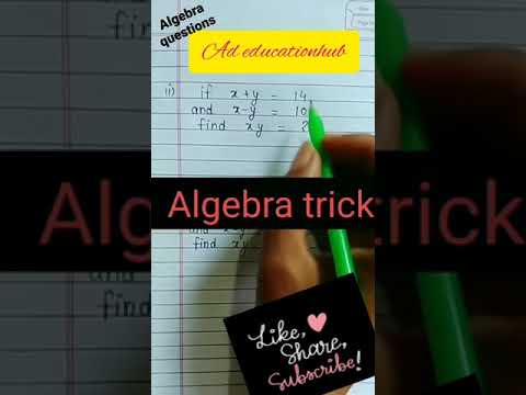 #shorts #algebra_trick #mathematics #questions #solution 😊