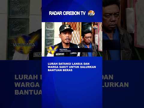 Lurah Datangi Lansia dan Warga Sakit Untuk Salurkan Bantuan Beras