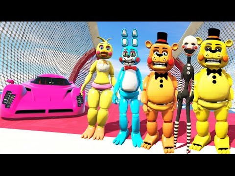 TOY ANIMATRONICS STUNT OFF WORLD'S BIGGEST RAMP EVER! (GTA 5 Mods FNAF Funny Moments) - UCdZoVLv1XHLLLJTSNcifuDQ