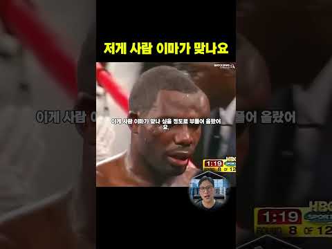 홀리필드에게 무슨 일이 있었길래 이렇게 됐을까 #홀리필드 #복싱하이라이트 #헤비급복싱 #40대아재복서