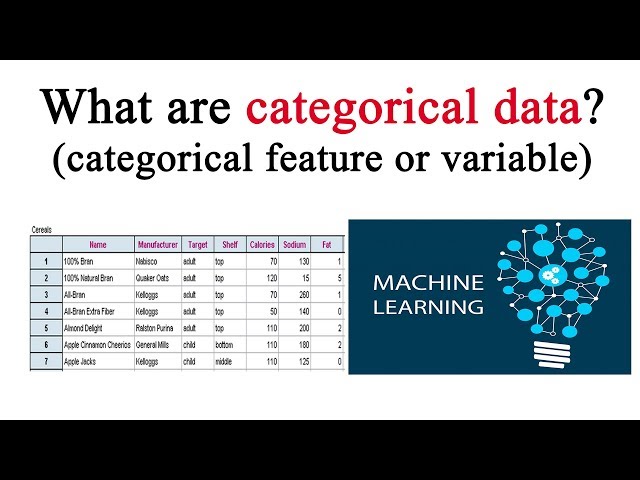 Machine Learning for Categorical Data – What You Need to Know