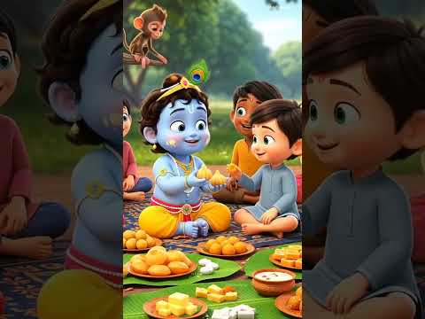 🌿नटखट कृष्ण की लीलाएँ बाल गोपाल का अनुपम रूप #NatkhatKrishna #BalGopal #krishnabhakti #makhanchor